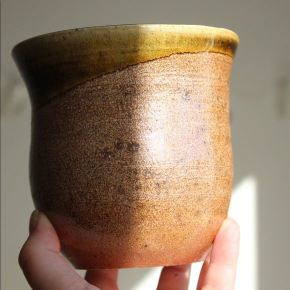 Other - Glazed two tone pottery piece